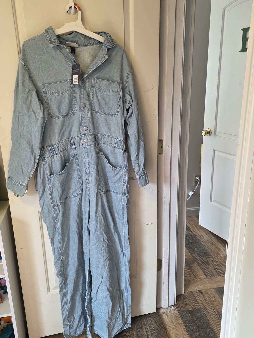 Universal Thread Light Blue Denim Kids One-Piece Jumpsuit